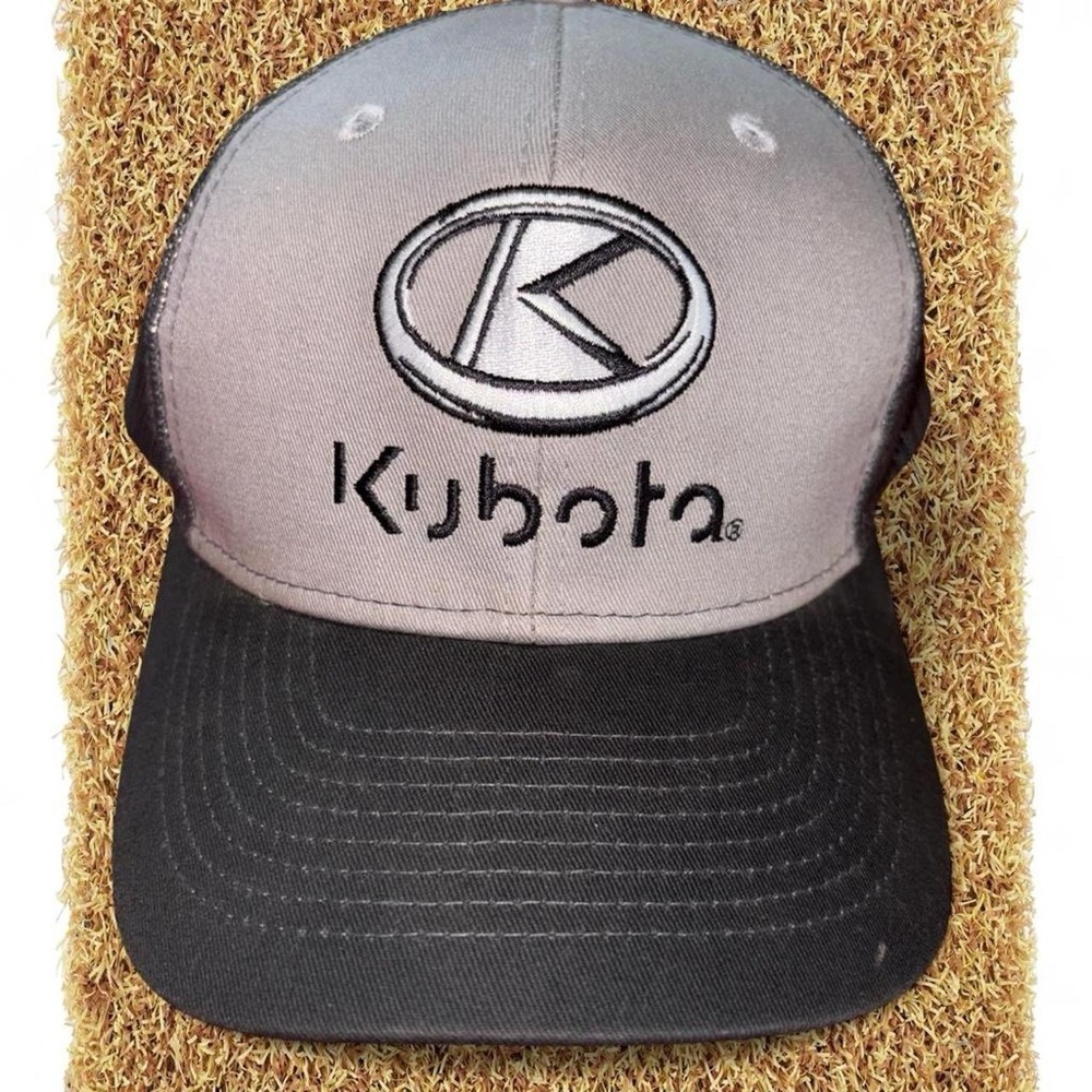 Kubota Gray and Black Cap
